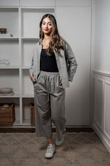 Linen Cotton Set (Grey)