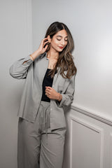 Linen Cotton Set (Grey)