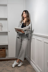 Linen Cotton Set (Grey)